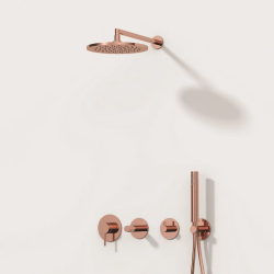 VitrA Origin Ankastre Duş Seti - Bakır - 8 Parça - 1