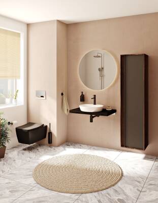 VitrA Origin Askı A4488436 Tekli - Mat Siyah - 2