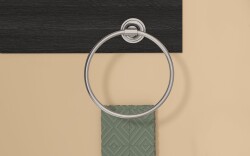 VitrA Origin Classic Halka Havluluk A44524, Krom - 2