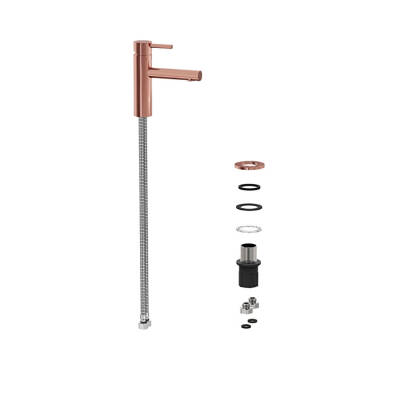 VitrA Origin Lavabo Bataryası A4255529 Kısa - Soft Bakır - 3