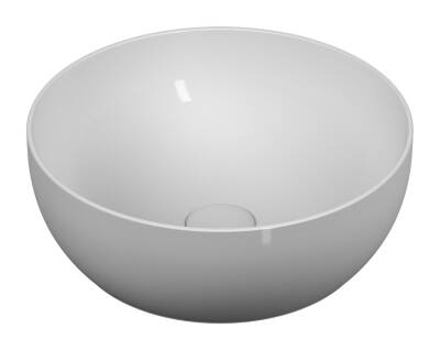 VitrA Outline Çanak lavabo 5992B403-0016 Yuvarlak - kompakt - 40x40 cm - armatür deliksiz - su taşma deliksiz - Clean - beyaz - 1