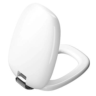 VitrA Plural Klozet Kapağı 126-003-009 Duroplast - Üstten Sıkmalı - Yavaş Kapanır - Kolay Sök-Tak - Metal Menteşeli - Beyaz - 1
