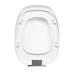 VitrA Plural Klozet Kapağı 126-003-009 Duroplast - Üstten Sıkmalı - Yavaş Kapanır - Kolay Sök-Tak - Metal Menteşeli - Beyaz - 2
