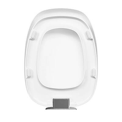 VitrA Plural Klozet Kapağı 126-003-009 Duroplast - Üstten Sıkmalı - Yavaş Kapanır - Kolay Sök-Tak - Metal Menteşeli - Beyaz - 2