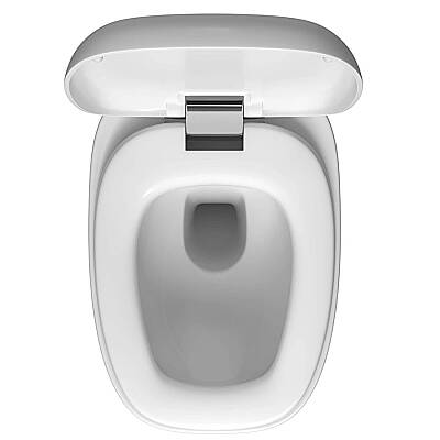 VitrA Plural Klozet Kapağı 126-003-009 Duroplast - Üstten Sıkmalı - Yavaş Kapanır - Kolay Sök-Tak - Metal Menteşeli - Beyaz - 3