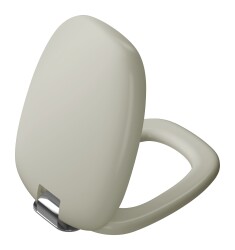 VitrA Plural Klozet kapağı 126-020-009 Duroplast - üstten sıkmalı - yavaş kapanır - kolay sök-tak - metal menteşeli - mat bej - 1