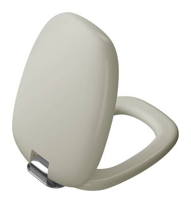 VitrA Plural Klozet kapağı 126-020-009 Duroplast - üstten sıkmalı - yavaş kapanır - kolay sök-tak - metal menteşeli - mat bej - 1