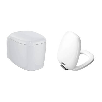 VitrA Plural Rim-Ex Asma Klozet ve Soft Kapak Takımı - Beyaz - 1