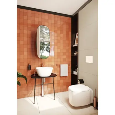 VitrA Plural Rim-Ex Asma Klozet ve Soft Kapak Seti - Beyaz - 7