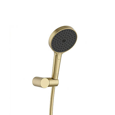 VitrA Prıme Round A4592474 3F El Duşu Takımı, Soft Altın - 1