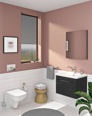 VitrA Q-Line Uzun Havluluk A44995 Krom - 2