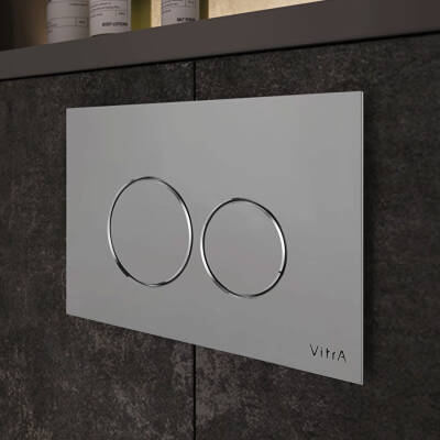 VitrA Root Round 740-2480 Kumanda Paneli, Parlak Krom - 4