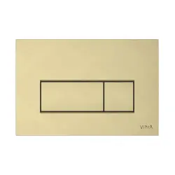VitrA Root Square Kumanda Paneli 740-2325 Fırçalı Altın 