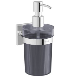 VitrA Root Sıvı Sabunluk A44807, Duvardan, Krom Basmalı, Polikarbonat Hazne - 1