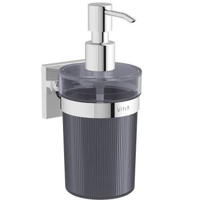 VitrA Root Sıvı Sabunluk A44807, Duvardan, Krom Basmalı, Polikarbonat Hazne - 1