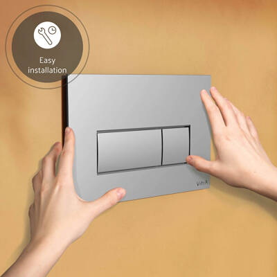 VitrA Root Square Kumanda Paneli 740-2380 Parlak Krom - 3