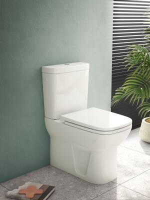 VitrA S20 Klozet kapağı 77-003-009 Duroplast - üstten sıkmalı - yavaş kapanır - metal menteşeli - beyaz - 3