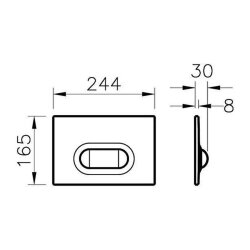 VitrA Sento Çocuk Kumanda Paneli 740-2001 - 2