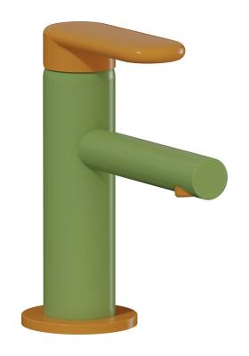 VitrA Sento Çocuk Lavabo Bataryası A4266646 Yeşil-Sarı - 1