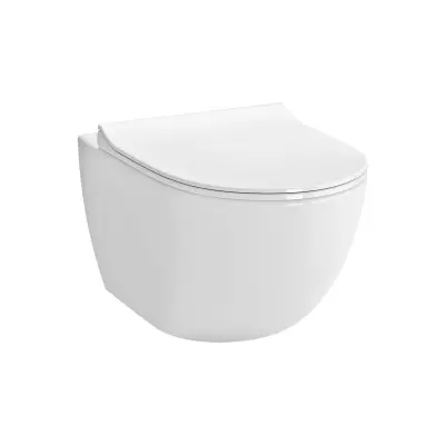 VitrA Sento Kanallı Asma Klozet ve Soft Kapak Takımı - Beyaz - 2