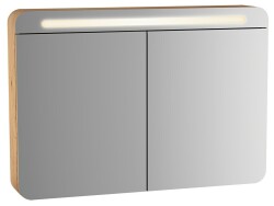 VitrA Sento Aynalı Kapaklı Dolap Seti, Beyaz, 80cm (60785, 60897) - 4
