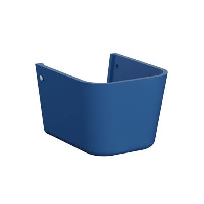 VitrA Sento Kids Lavabo ve Yarım Ayak Seti,45 CM, Beyaz Mavi - 3