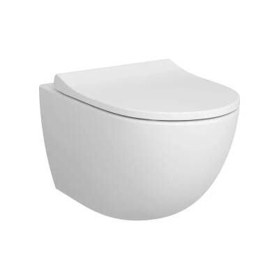 VitrA Sento Rim-Ex Asma Klozet ve Kapak Takımı, Beyaz - 2