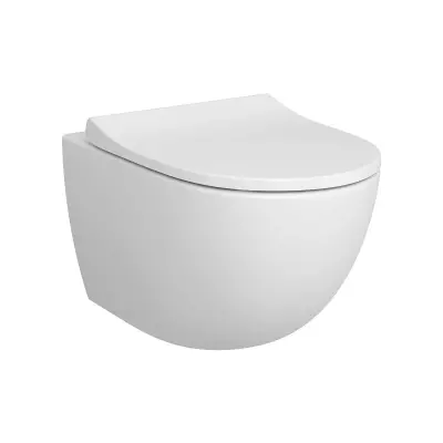 VitrA Sento Rim-Ex Asma Klozet ve Slim Soft Kapak Takımı - Beyaz - 2