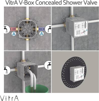 VitrA V-Box Sıva Altı Grubu - A42263 - 3