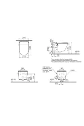 VitrA V-Care Ultra Asma Klzoet 7234B003-9999, Beyaz - 3
