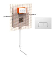 VitrA V8 Helataşları için Gömme Rezervuar Seti, Krom - VitrA