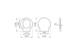 VitrA Voyage Vitraclean Rim-Ex Asma Klozet ve Soft Kapak Takımı - Beyaz - 6