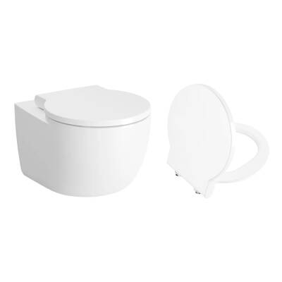 VitrA Voyage Vitraclean Rim-Ex Asma Klozet ve Soft Kapak Takımı - Beyaz - 1