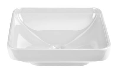 VitrA Water Jewels Çanak lavabo 4441B403-1361 Kare - kompakt - 40x39 cm - armatür deliksiz - su taşma deliksiz - Clean - beyaz - 1