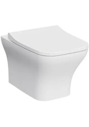 VitrA Zentrum Square Smoothflush Rim-Ex Asma Klozet ve Kapak Takımı, Beyaz - 2