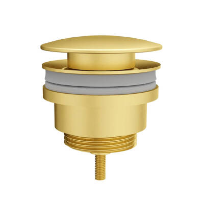 VitrA Yuvarlak Lavabo Süzgeci Universal Fırçalı Altın A4514925 - 1